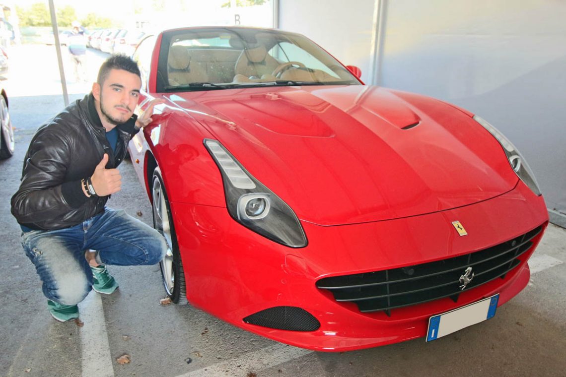 auto ospiti del parcheggio per l'aeroporto di Venezia MarcoPolo