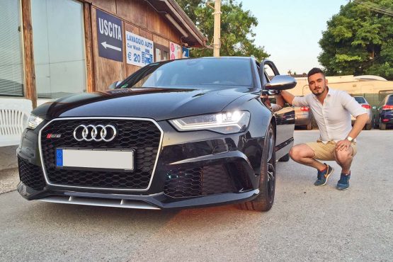 auto ospiti del parcheggio per l'aeroporto di Venezia MarcoPolo