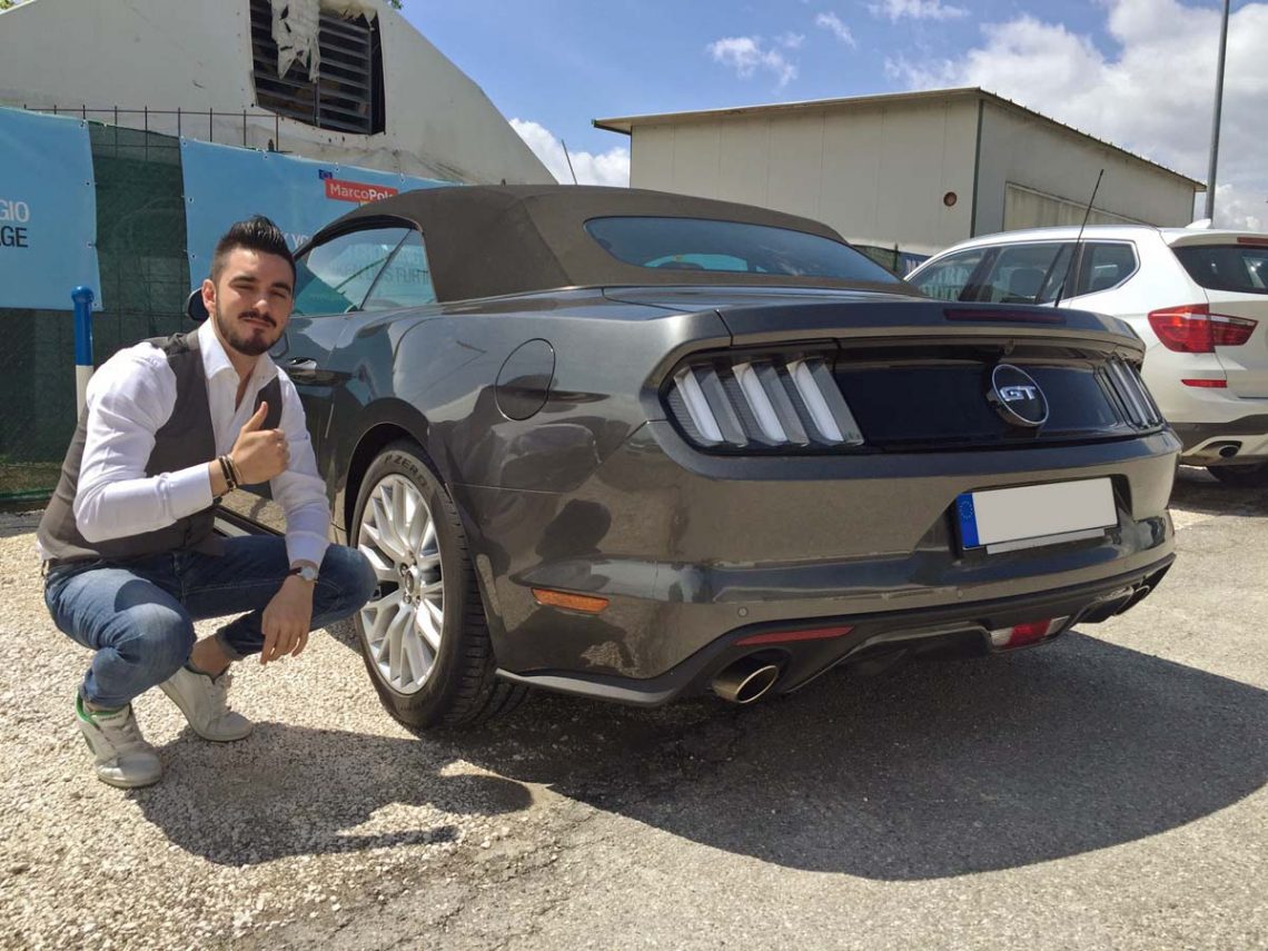 guest cars of the parking MarcoPolo to Venice airport